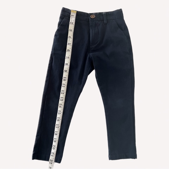 Next Navy Slim Fit Stretch Chino Pants - Picture 5 of 9